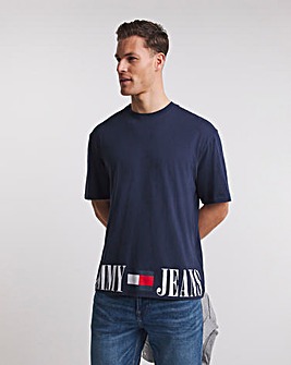 Tommy Jeans Navy Archive Graphic T-Shirt