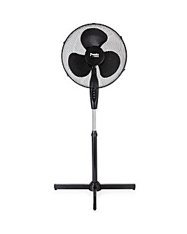 Tower 16 Inch Oscillating Black Stand Fan