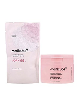 Medicube PDRN Pink Collagen Toning Gel Toner Pad 70 pcs