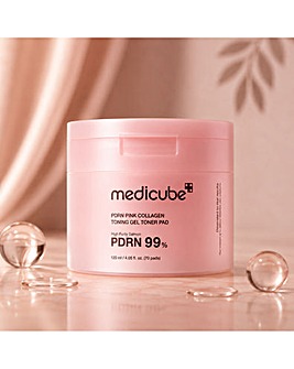 Medicube PDRN Pink Collagen Toning Gel Toner Pad 70 pcs