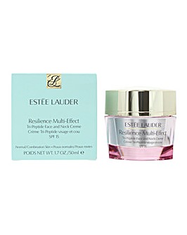 Estee Lauder Resilience Multi-Effect Tri-Peptide Face And Neck Cream SPF15 50ml