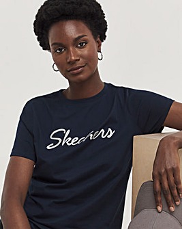 Skechers Metallic Logo Tee