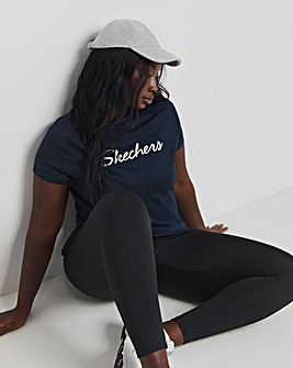 Skechers Metallic Logo Tee