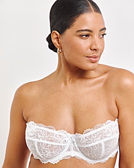 Pretty Secrets Ella Lace White Multiway Bra