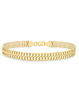 9Ct Gold Double Curb Chain