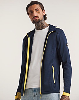 Snowdonia Textured Hooded Zip Up