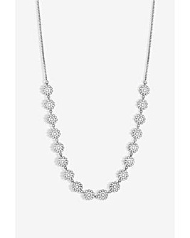 Jon Richard CZ Mini Flower Necklace