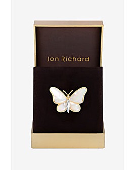 Jon Richard MOP Butterfly Brooch