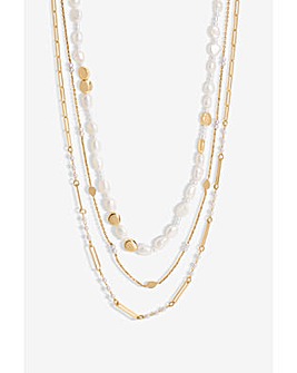 Inicio Pearl Chain Necklace - Gift Pouch