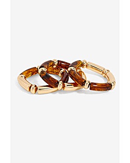 Mood Tort Resin Bracelets 3 Pack