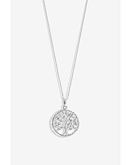 Simply Silver Sterling Silver 925 Tree Of Love Pendant