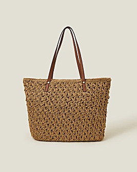 Accessorize Raffia Tote Bag