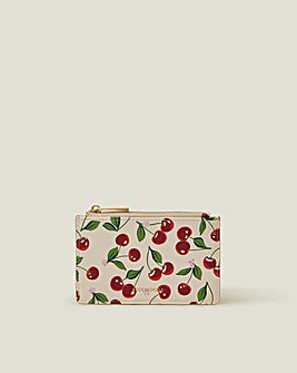 Accessorize Cherry Print Card Holder