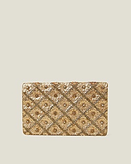 Accessorize Embellished Clutch Bag