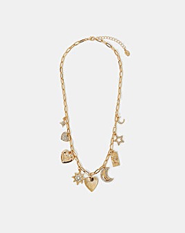 Accessorize Celestial Charm Necklace