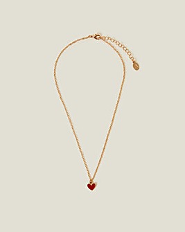 Accessorize Heart Pendant Necklace