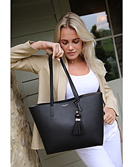 Luella Grey Benny Black Tote & Pouch