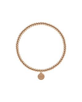 Radley 18ct Rose Gold Plated Beaded Bracelet