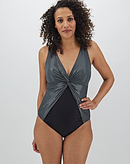 Twist Front Shaping Swimsuit