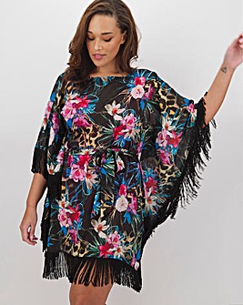 Joanna Hope Fringed Kaftan