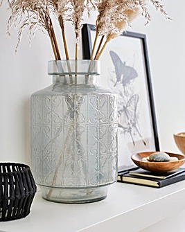Geometric Grey Vase