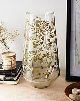 Julipa Etched Floral Vase
