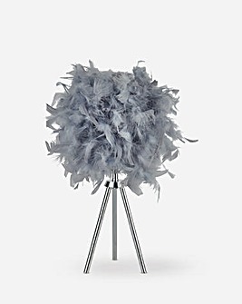 Feather Tripod Table Lamp