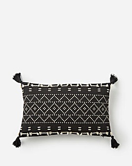 Jacquard Woven Tassle Cushion
