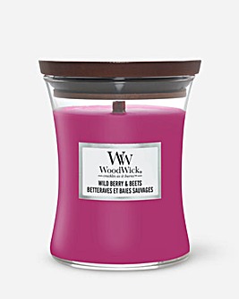 Woodwick Hourglass Wild Berry & Beets Medium Candle