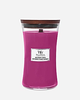 Woodwick Hourglass Wild Berry & Beets Large Candle