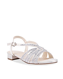 Paradox London Quill Wide E Fit Sandal