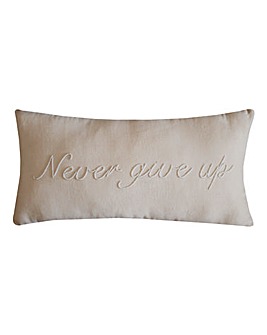Amanda Holden Never Give Up Cushion