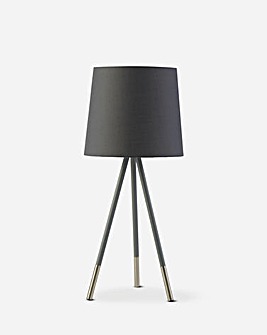 Grey Tripod Table Lamp