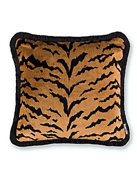 Paloma Faith Luxe Velvet Tiger Cushion