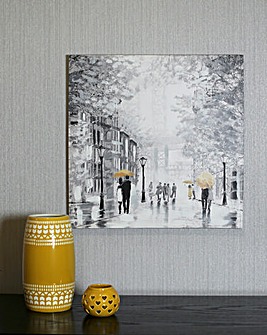 Rainy Manhattan Printed Canvas