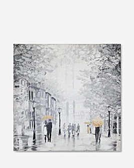 Rainy Manhattan Printed Canvas