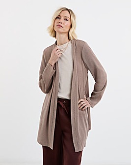 Soft Touch Ribbed Cardigan