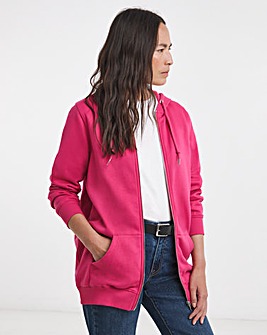 The Longline Zip Up Hoodie