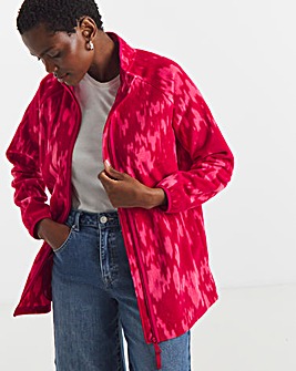 Zip Through Longline Fleece