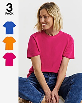 3 Pack Crew Neck T-Shirt