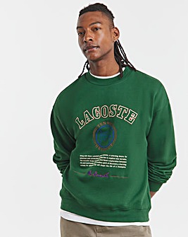 Lacoste Graphic Crew Sweat - Green