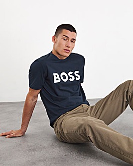 BOSS Logo Navy T-Shirt