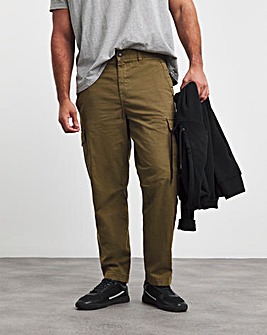 BOSS Cargo Khaki Trouser