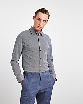 BOSS Long Sleeve Pattern Shirt