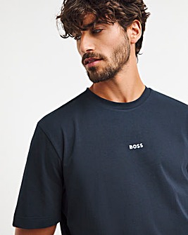 BOSS Dark Blue Classic Short Sleeve Small Logo T-shirt