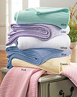 Pure Cotton Blankets Pack of 2