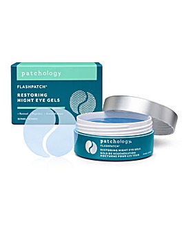 Patchology FlashPatch Restoring Night Eye Gels - 30 Pair Jar