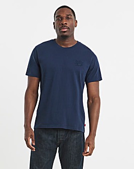 Levi's Short Sleeve Chest Graphic T-Shirt - Navy