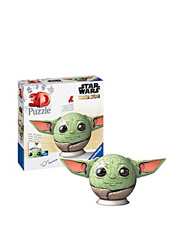 Ravensburger Star Wars Grogu with Ears 3D Puzzle Ball, 72pc