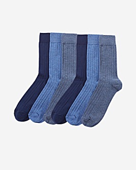 Keep Fresh 6 Pack No Elastic Socks
